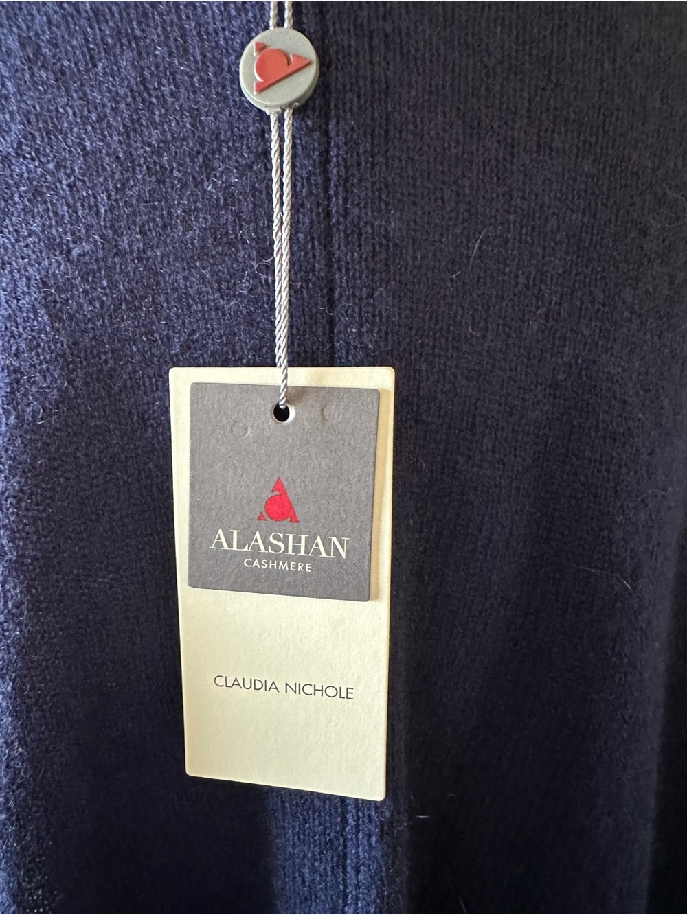 ✨Claudia Nichole Alashan 100% Cashmere Poncho Capelet Royal Blue NWT - Picture 4 of 9
